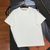 F0320133新款LOGO刺绣织带休闲圆领短袖T恤男女同款 商品缩略图0