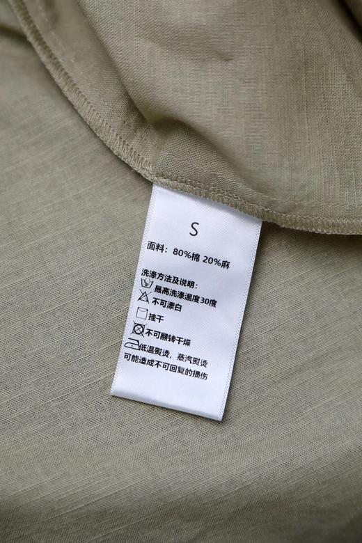 （小眠专属）巴黎腔调 · 风衣式廓形棉麻连衣裙【下单3~7天发货】 商品图12