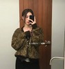 F032043春秋新款休闲时尚马海毛豹纹针织纽扣毛衣开衫外套 商品缩略图7