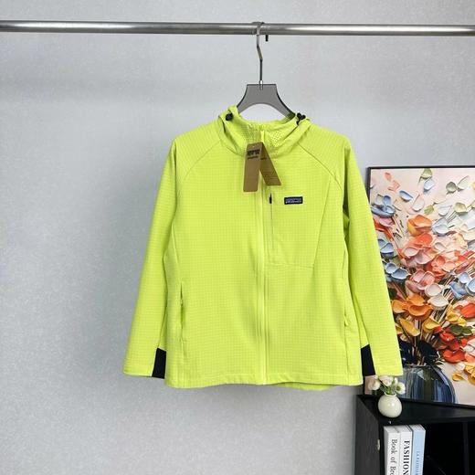 F032009户外轻量化网眼速干透气防水薄软情侣款运动弹力机能连帽风衣外套 商品图6