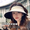 【显脸小❗️黑胶防晒空顶帽】轻量空顶设计不闷头，多款式时尚配色百搭穿搭，双层黑胶全遮光，护脸护颈不晒黑，紫外线遮阳帽大帽檐遮脸空顶太阳帽L 商品缩略图2
