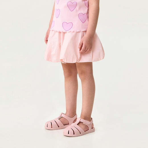 马克珍妮缤纷夏日女童纯棉花苞短裤2026年夏装新款560808 商品图1