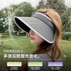 【显脸小❗️黑胶防晒空顶帽】轻量空顶设计不闷头，多款式时尚配色百搭穿搭，双层黑胶全遮光，护脸护颈不晒黑，紫外线遮阳帽大帽檐遮脸空顶太阳帽L 商品缩略图1