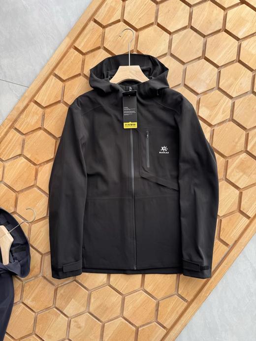 F032065日常通勤立体剪裁下摆前短后长户外运动夹克软壳冲锋衣 商品图6