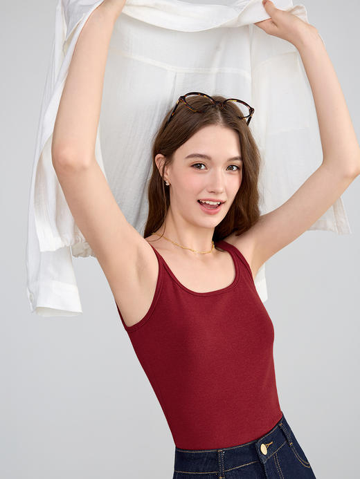 【百图lulu定制】【宠粉福利69元】【三色元气吊带】  春夏  小背心透气   双肩带  元气吊带 商品图8