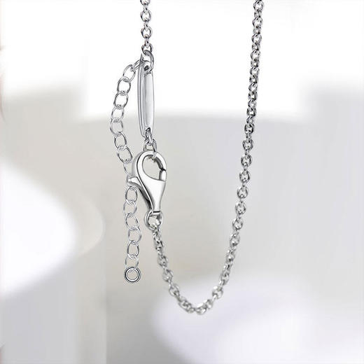 【天然白水晶毛衣链】S925银情侣款十字吊坠项链饰品送男女礼物JN25123-水晶CC 商品图4