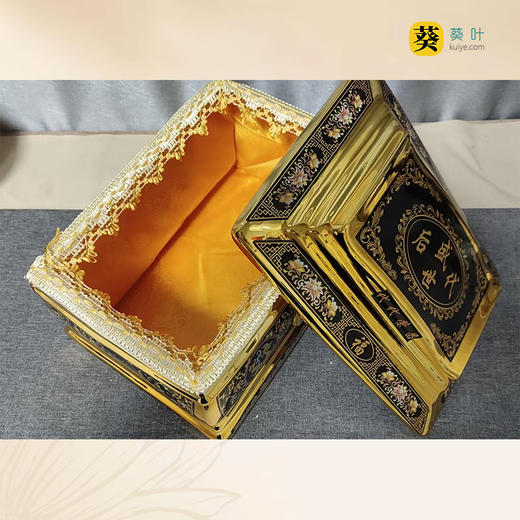 传统德化陶瓷男女通用骨灰盒“盛世后代”骨灰盒寿盒 商品图2