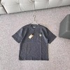 F032095复古宽松版型针织套头通勤休闲百搭男女同款短袖T恤 商品缩略图7