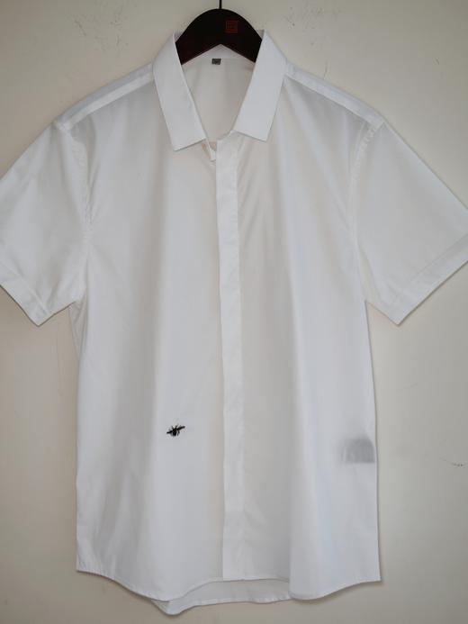 男士修身天丝棉长袖商务男衬衫 商品图2