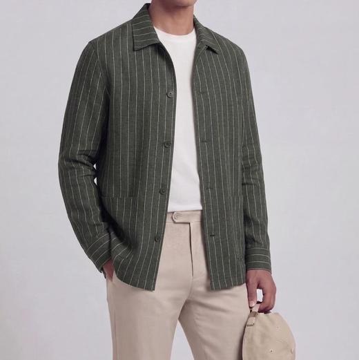 春季新款男士亚麻肯佛博休闲外套 商品图7