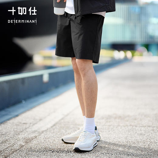 【春夏新品】十如仕轻盈干爽耐洗耐穿轻量棉感松紧腰短裤LB03-03 商品图1