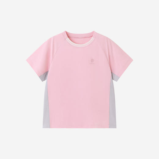 英氏儿童衣服男女童短袖T恤夏季凉感防晒上衣吸湿速干运动抑菌T恤 商品图4
