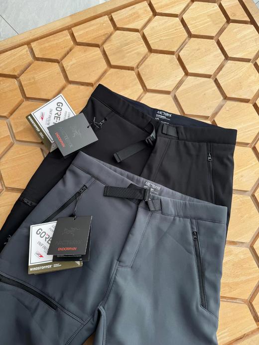 F032011秋冬新款男士刺绣防风科技加绒抓绒休闲长裤 商品图1