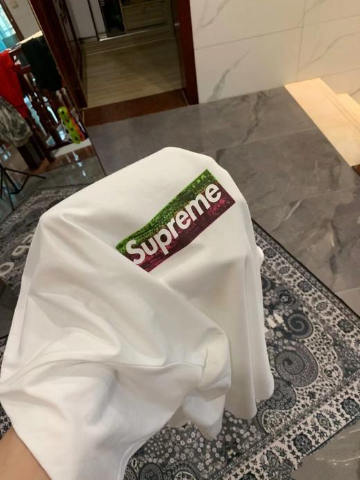 F032096新款印花短袖后背字母印花男女同款圆领短袖T恤 商品图4