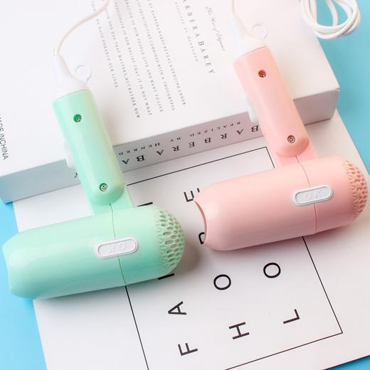 【小巧方便！宿舍可用】卡通折叠吹风机迷你小巧学生可爱小孩家用两档式电吹风护发便携吹。xa 商品图3