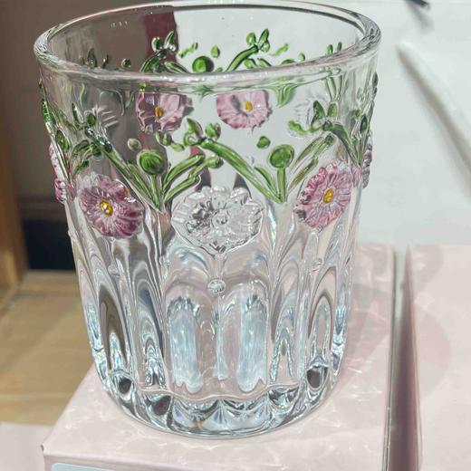 纯手绘小雏菊水晶杯矮款SJ-0287 商品图0