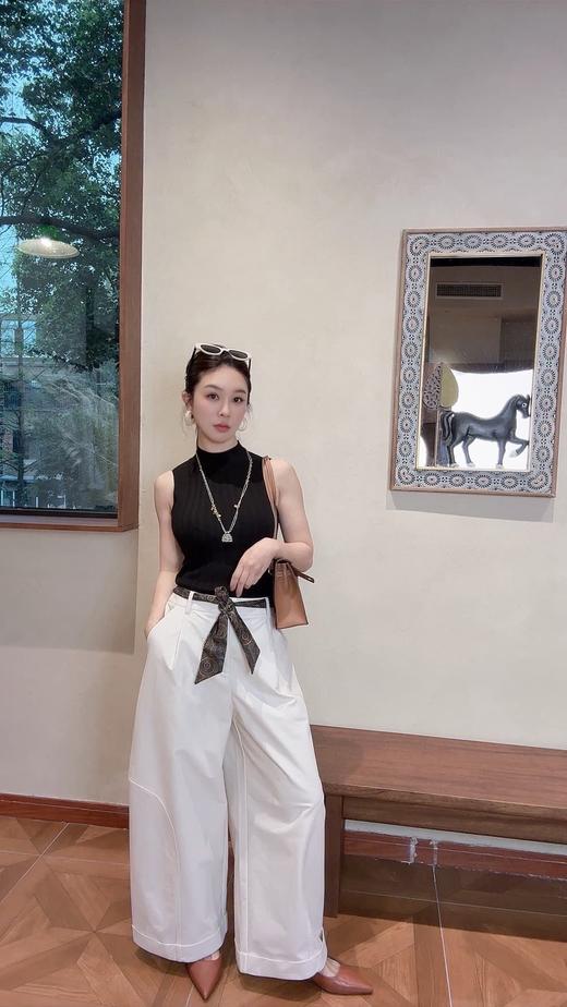 PIANAI冷小姐# 莱赛尔无袖中领背心打底衫 商品图7