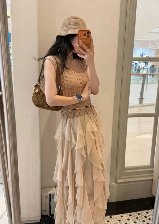 【门店同款】ENJOY夏季暮色叠浪缪斯裙 170594340 商品图1