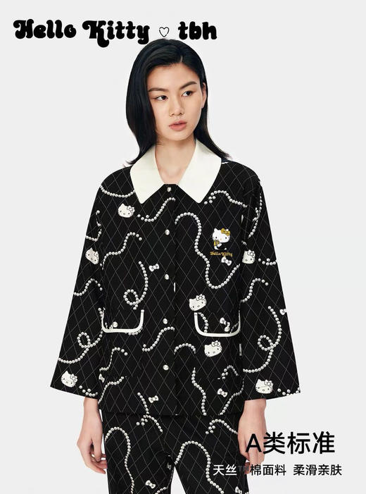野兽*黑豹条纹与Hello Kitty家居服套装031802 商品图0