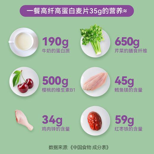 高纤高蛋白香脆麦片 300克/袋*2袋 商品图2