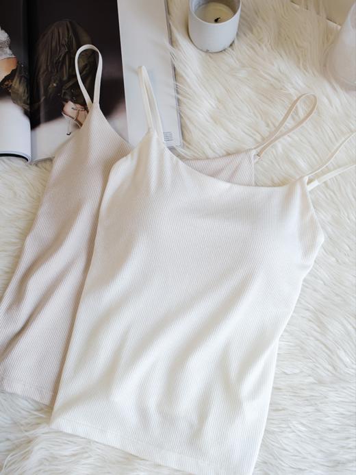 桑蚕丝混纺吊带（螺纹）ACG1BRA114 商品图11