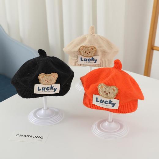 【可爱超萌❗️贝雷帽】婴儿帽子秋冬款贝雷帽宝宝毛线帽可爱超萌男女宝秋季婴幼儿针织帽。ya 商品图2