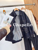 专柜实拍【轻奢风牛仔】拉夏贝尔/La Chapelle翻领口袋明线廓形设计配腰带时髦牛仔上衣气质老钱风外套 商品缩略图6