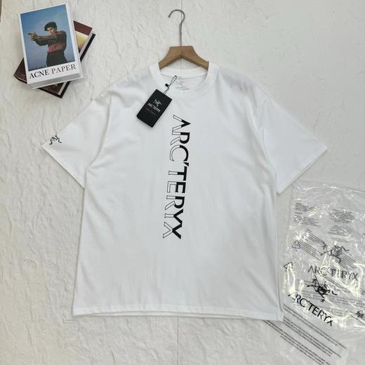 F032093个性印花字母logo休闲运动宽松百搭圆领短袖T恤 商品图5