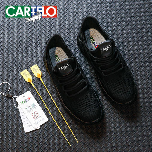 ‼️破价49一双‼️CARTELO卡帝乐鳄鱼飞织鞋，透气超轻，防滑防水防污 商品图2