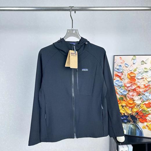 F032009户外轻量化网眼速干透气防水薄软情侣款运动弹力机能连帽风衣外套 商品图10