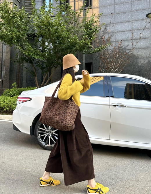 复古风拿捏稳纯棉灯芯绒裤阔腿裙子 商品图8