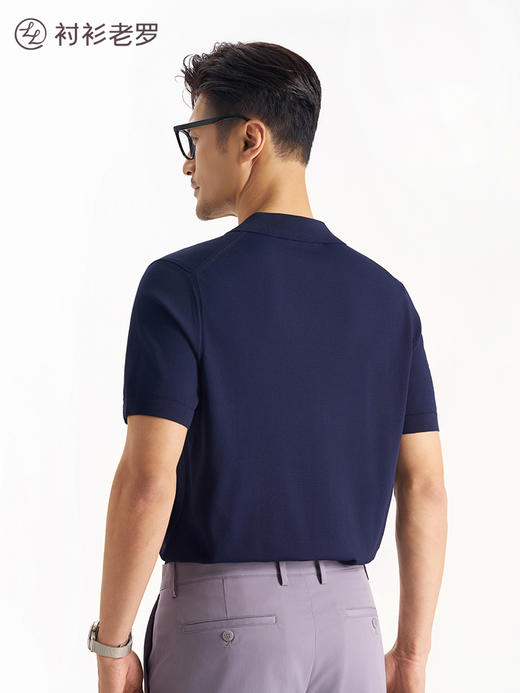 【爱家Polo】海鸥领纽徕丝云感透气遮肚针织衫265R0P949S【TONG】 商品图6