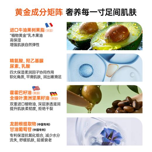 ³近效清仓发2支【倍润护足霜】送一支10g小样 120g/支 保质期到2026年9月 XN03-CRMM-QC 商品图3