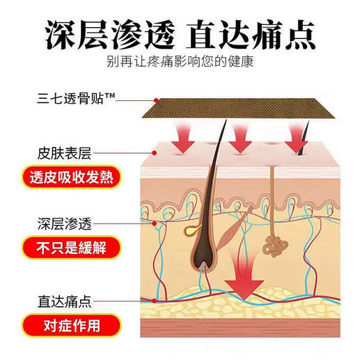 【福林堂 筋骨消痛透骨贴】低头族必备！缓解颈椎疼痛好物！全身可用！快准狠解决疼痛，全家都🉑用的通用贴👌 商品图1