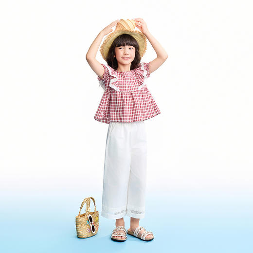 【实体店同款】女童短袖上衣夏季新款安奈儿童装AG621231 商品图3