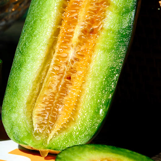 『山东羊角蜜瓜』博洋酥7号，酥脆香甜，肉瓤肥厚 商品图6