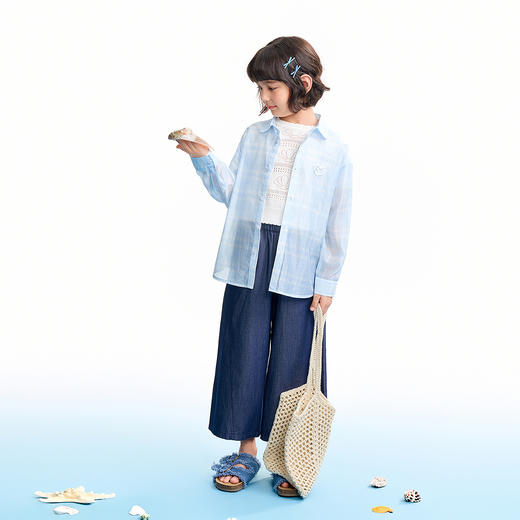 【实体店同款】女童长袖上衣夏季新款安奈儿童装AG621232 商品图3