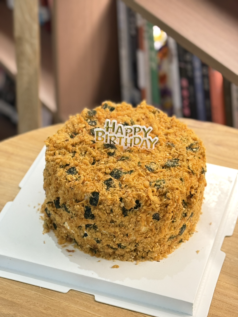 脆脆沙拉肉松蛋糕