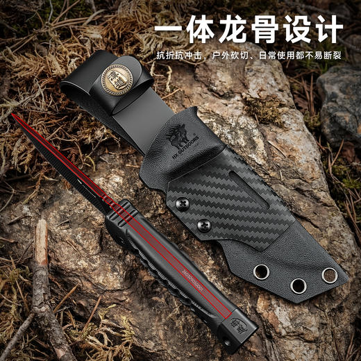 汉道DC53钢洛克SE高硬度刀具户外刀多功能刀露营直刀菜刀生存刀 商品图7