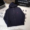 F032027春季新款男女同款精梳棉抓绒连帽拉链卫衣外套 商品缩略图4
