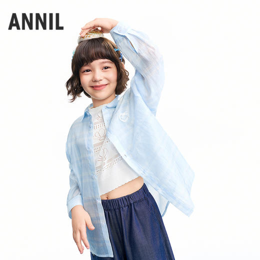 【实体店同款】女童长袖上衣夏季新款安奈儿童装AG621232 商品图1
