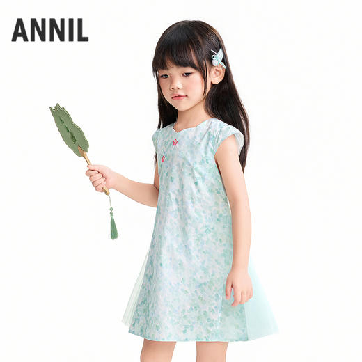 【实体店同款】女童连衣裙夏季新款安奈儿童装XG623187 商品图2
