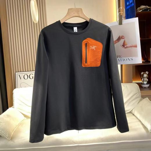 F0320131户外26春夏秋3D裁剪立体无痕压胶口袋运动打底长袖 商品图3