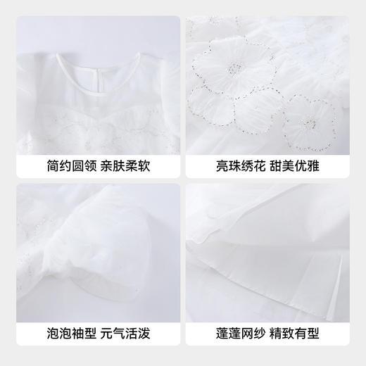 【实体店同款】女童礼裙夏季新款安奈儿童装AG623172 商品图4