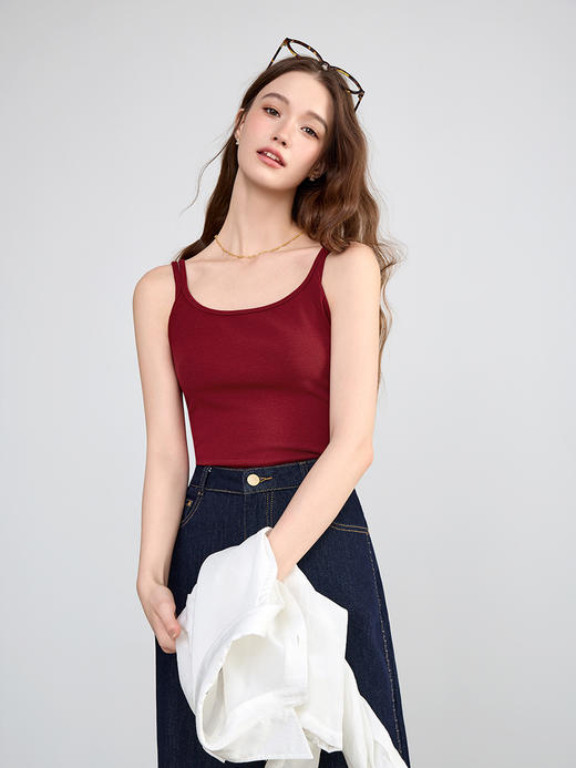 【百图lulu定制】【宠粉福利69元】【三色元气吊带】  春夏  小背心透气   双肩带  元气吊带 商品图7