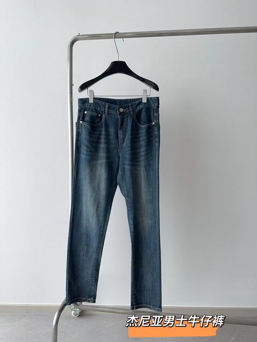 F0320147春季新品商务休闲百搭直筒男士牛仔裤长裤 商品图0