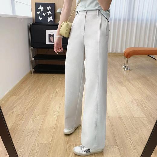 F0320102亲肤透气无束缚宽松直筒显瘦垂感休闲阔腿裤女春季裤 商品图13