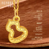 【任选3件1998元】足金黄金葫芦3D转运珠 鎏金镂空福禄吊坠送女友礼物MEMORA诗普琳HP938801（线上专供) 商品缩略图4