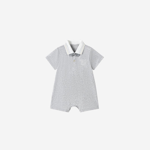 【商场同款】英氏男童连体衣夏季新款短袖哈衣透气婴儿爬服 商品图4