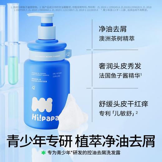 【源码】Hipapa海龟爸爸儿童青少年洗发水沐浴露控油去屑头皮养护柔顺亮泽清爽留香500ml 商品图1